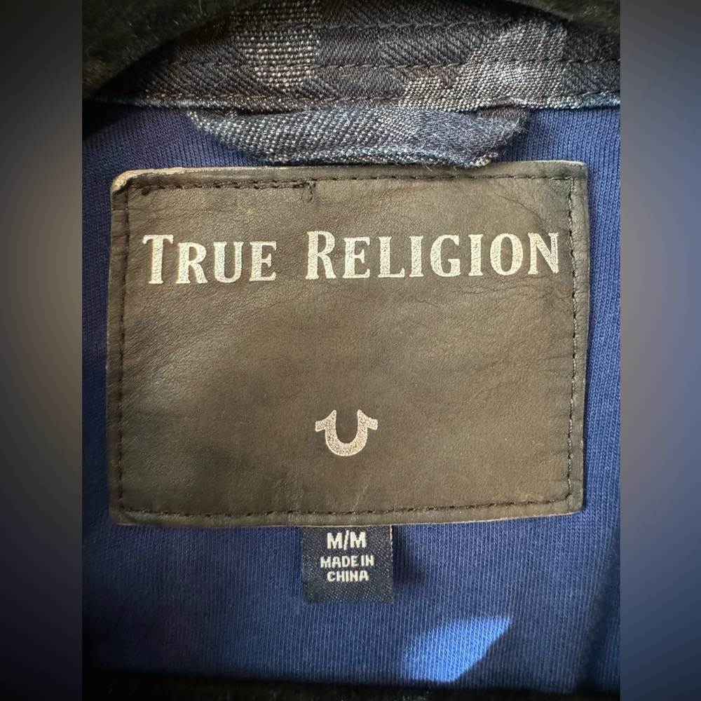 True Religion Camo Print Field Jacket Sz M - Picture 5 of 8